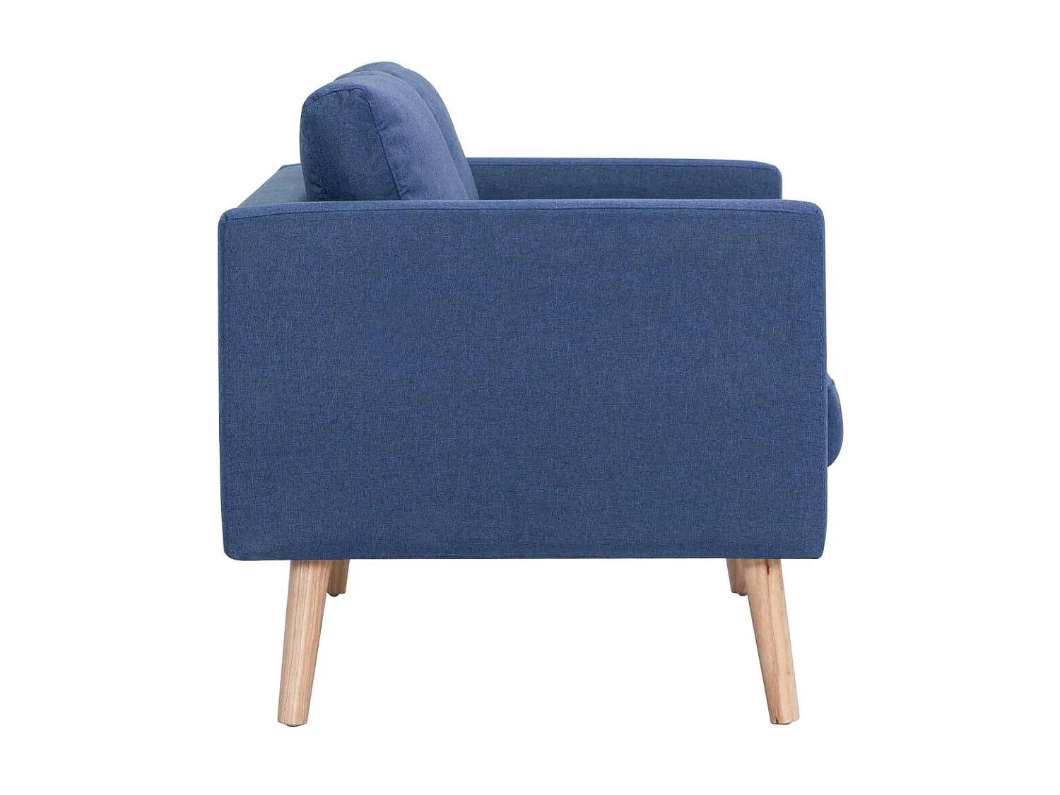 Canapé à 3 places Tissu Bleu OID5248