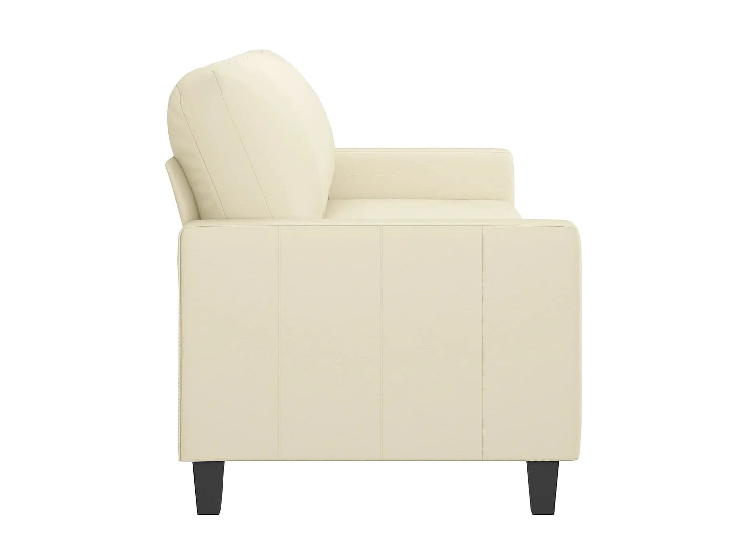 Canapé à 3 places Crème 180 cm Similicuir OLA9772