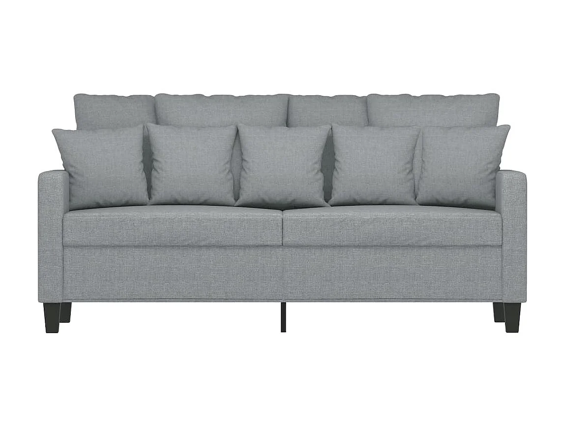 Tweezitsbank 140 cm stof lichtgrijs NL797605