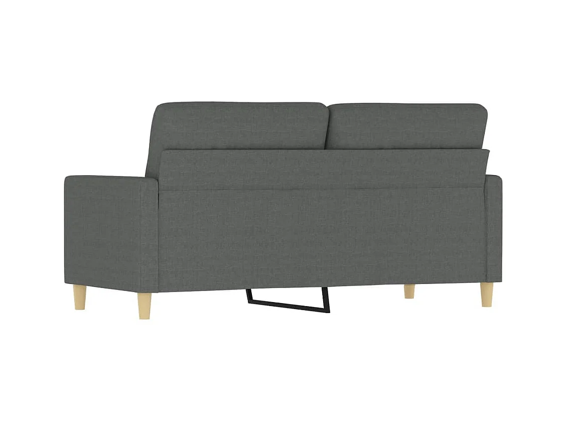 2-Sitzer-Sofa | Wohnzimmersofa Dunkelgrau 140 cm Stoff -gkd737879