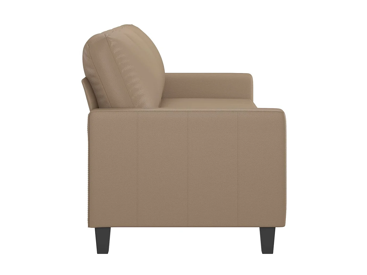 Canapé à 3 places Cappuccino 180 cm Similicuir OLA4856