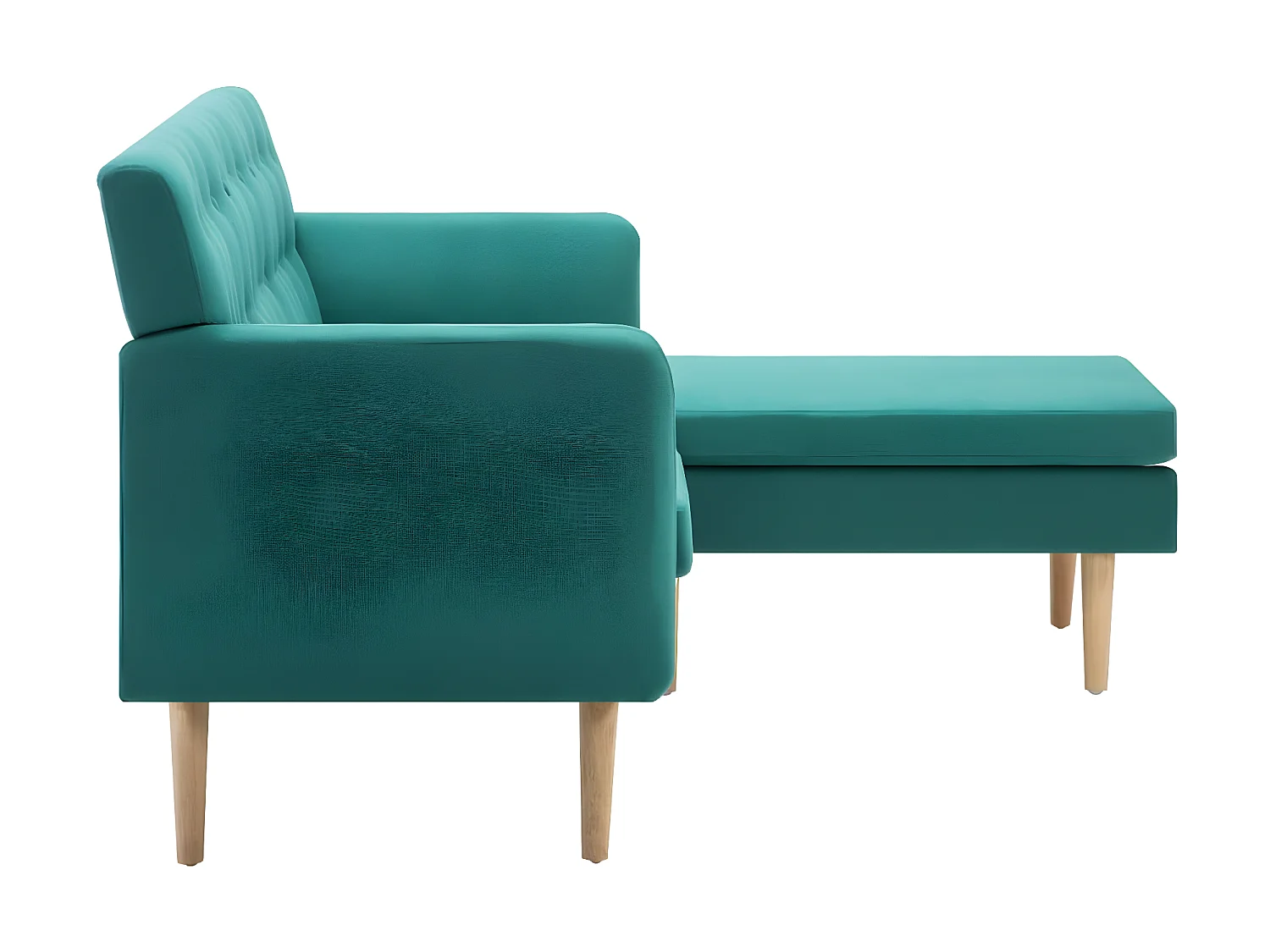 Canapé d'angle revêtement en tissu 171,5x138x81,5 cm vert LODW24931