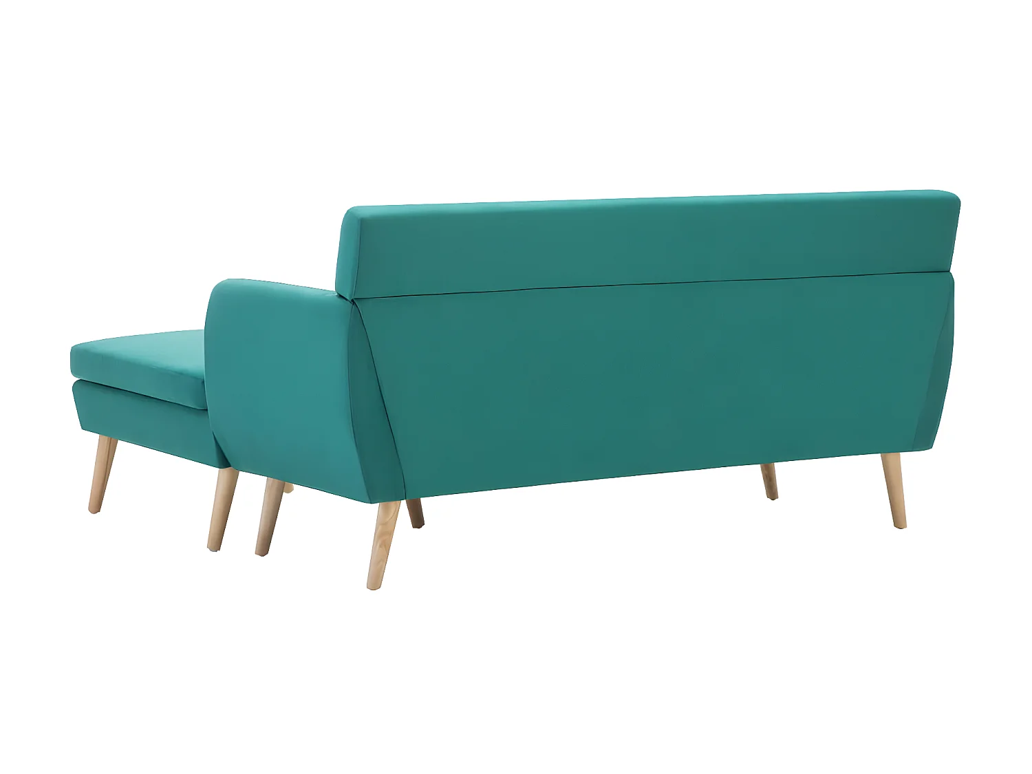 Canapé d'angle revêtement en tissu 171,5x138x81,5 cm vert LODW24931