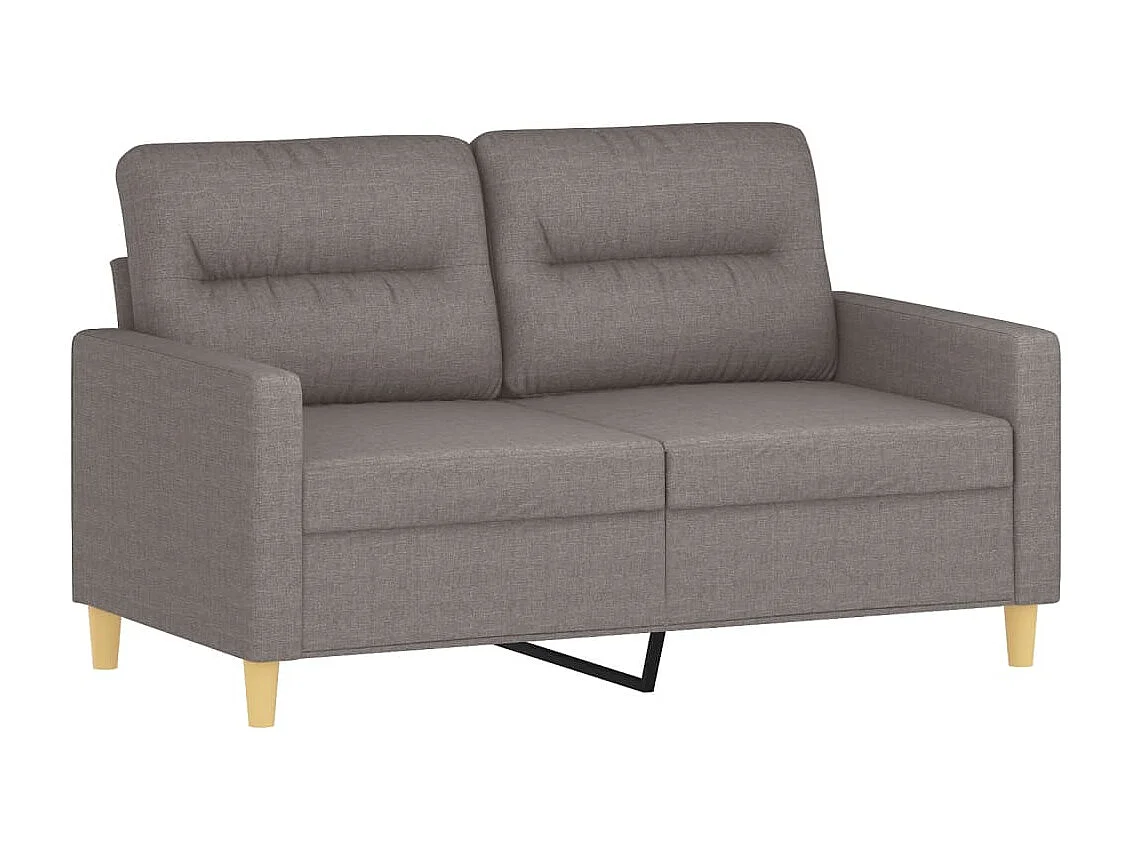 Canapé à 2 places Taupe 120 cm Tissu OLA3214