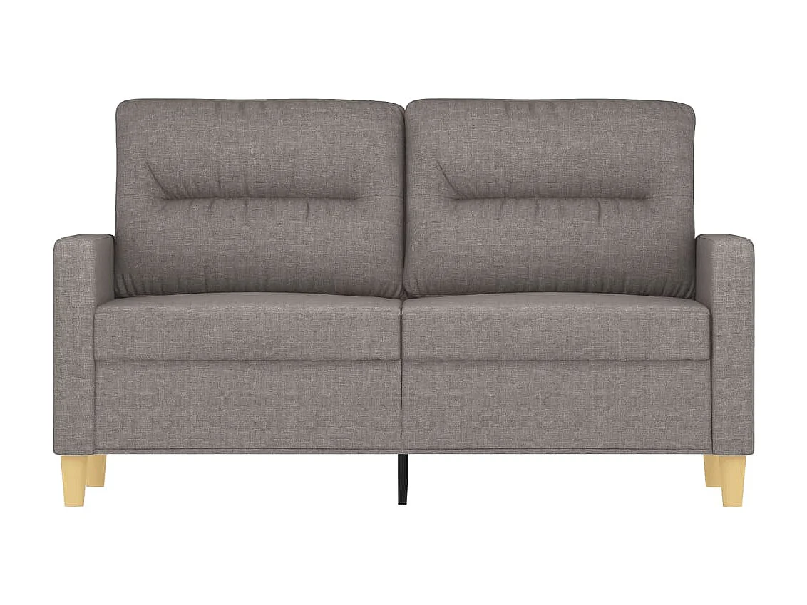 Canapé à 2 places Taupe 120 cm Tissu OLA3214