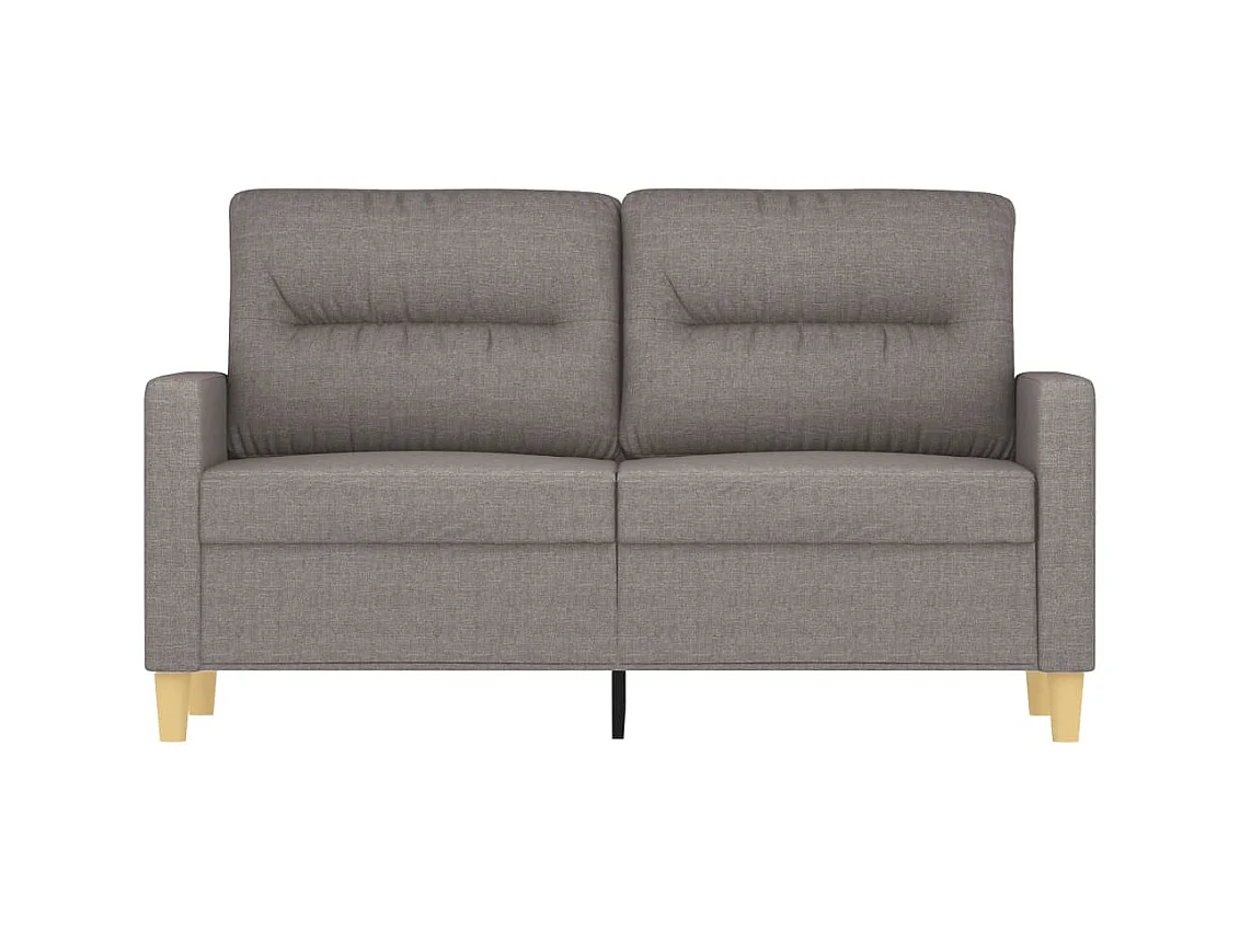 2-Sitzer-Sofa | Wohnzimmersofa Taupe 120 cm Stoff -gkd105029