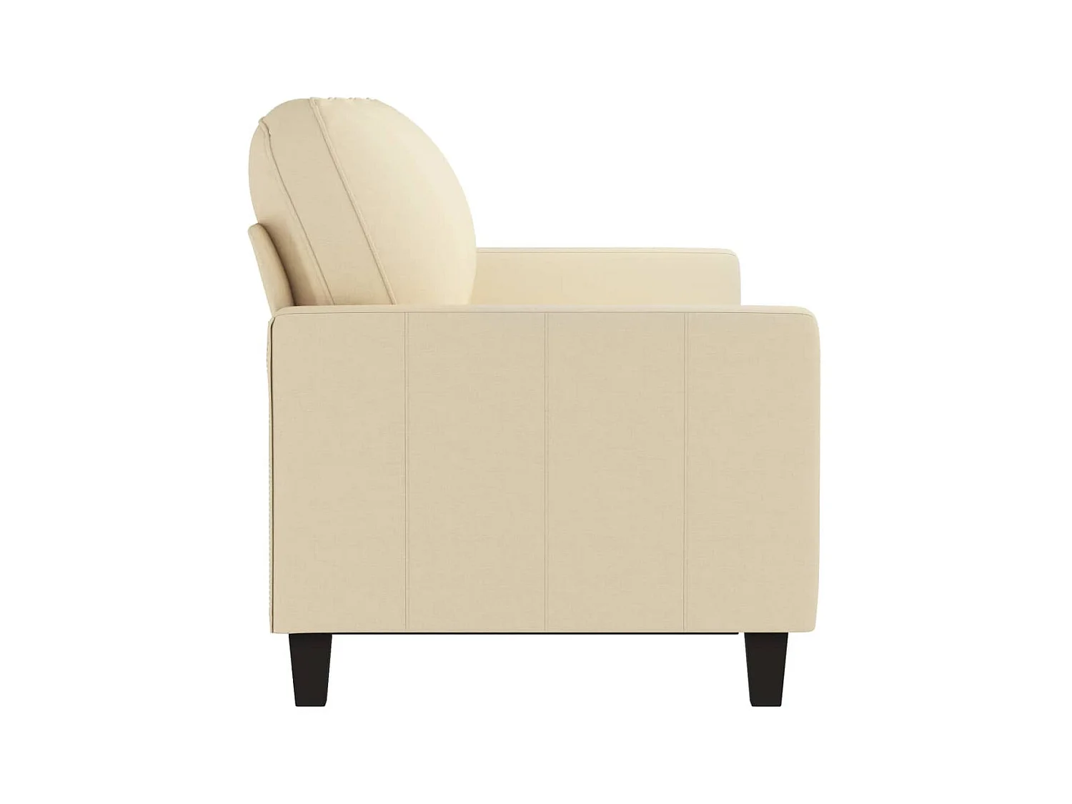 3-Sitzer-Sofa | Wohnzimmersofa Creme 180 cm Stoff -gkd274276