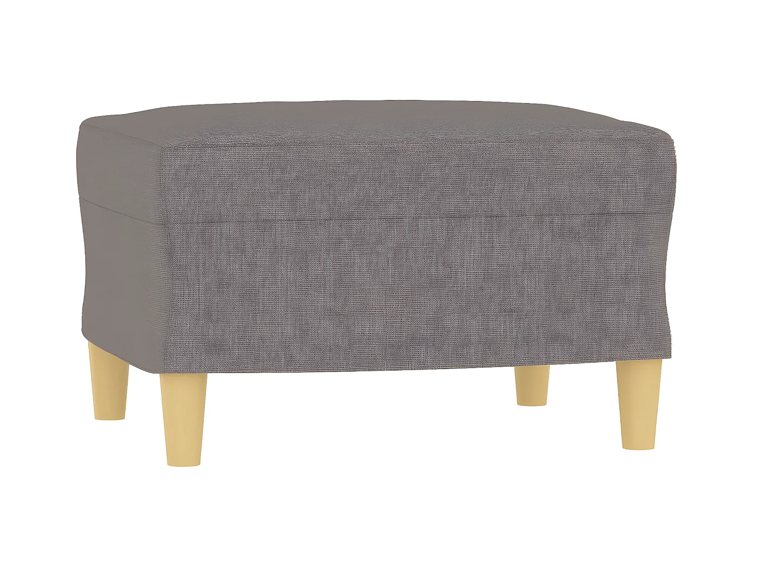 Canapé à 3 places avec repose-pieds Taupe 180 cm Tissu OID3672