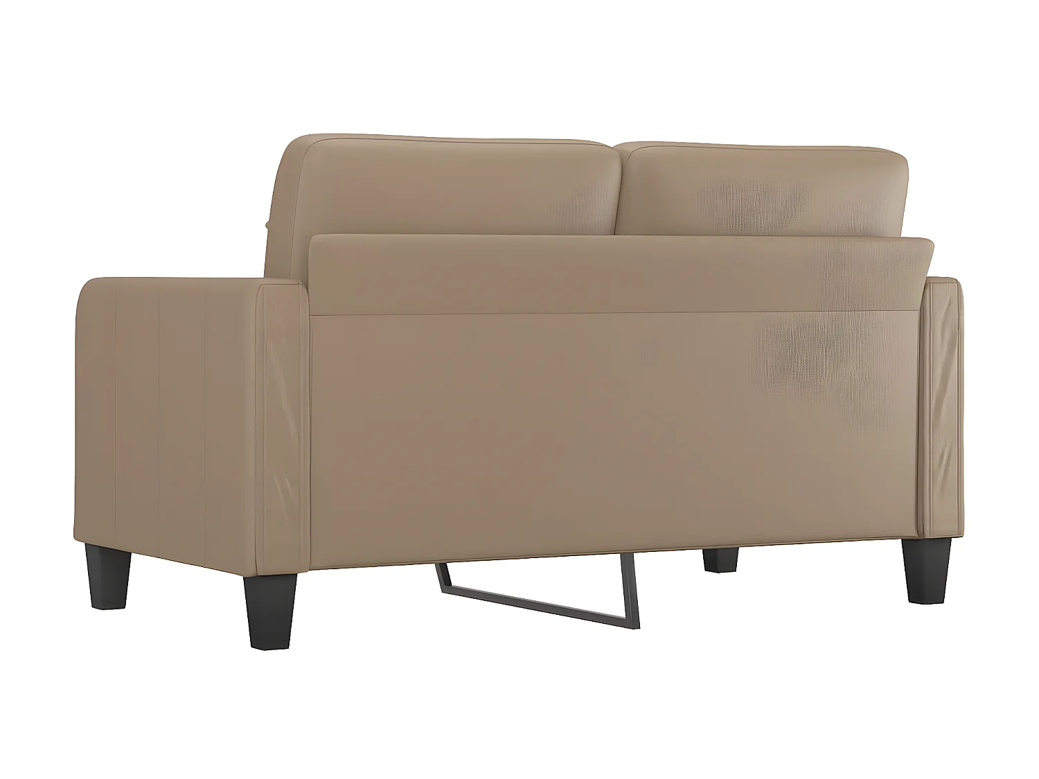Canapé à 2 places Cappuccino 140 cm Similicuir OID4944