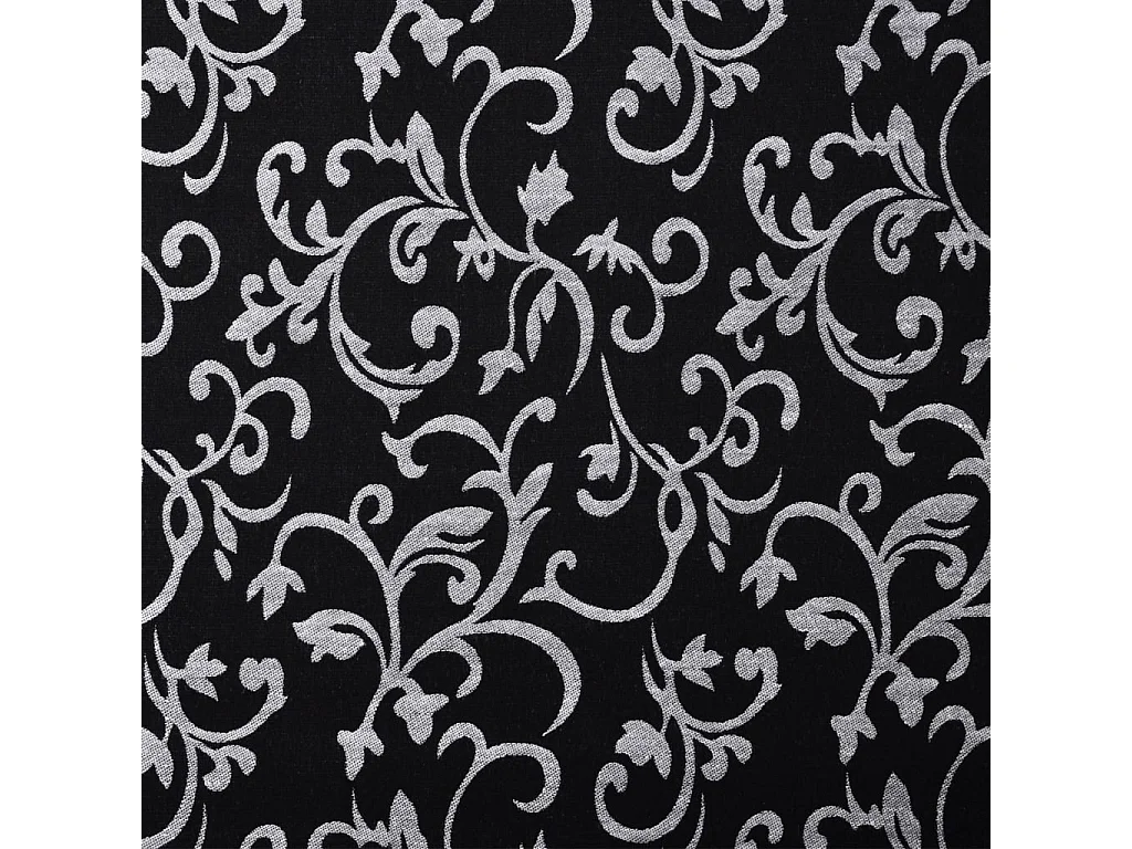 Canapé Noir et blanc Tissu SEF47154
