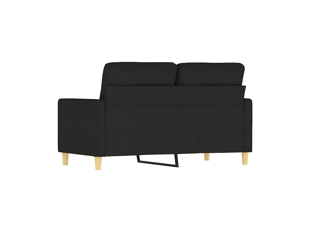 2-Sitzer-Sofa | Wohnzimmersofa Schwarz 120 cm Stoff -gkd363648