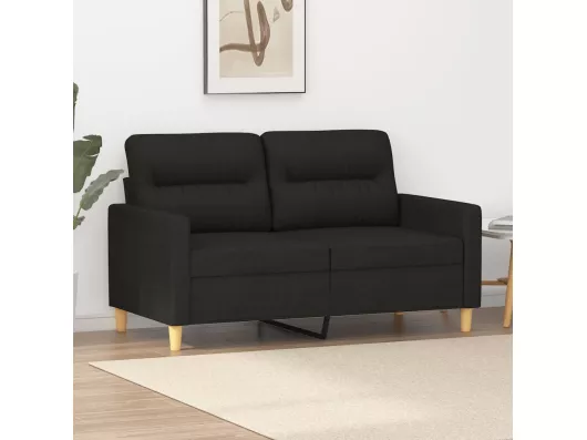 Kauf Unique 2-Sitzer-Sofa | Wohnzimmersofa Schwarz 120 cm Stoff -gkd363648