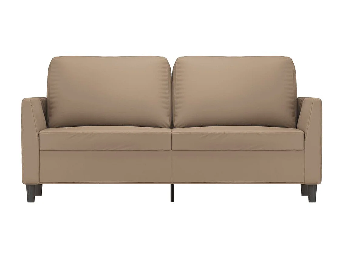 Canapé à 2 places Cappuccino 140 cm Similicuir LODW36711