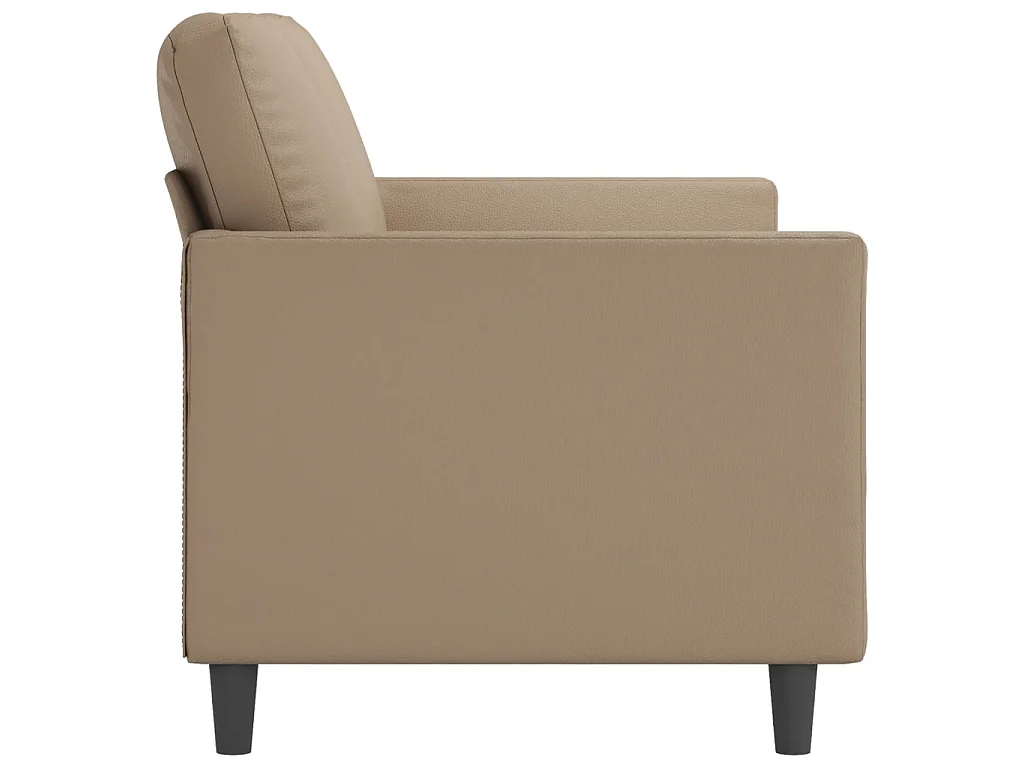 Canapé à 2 places Cappuccino 140 cm Similicuir LODW36711