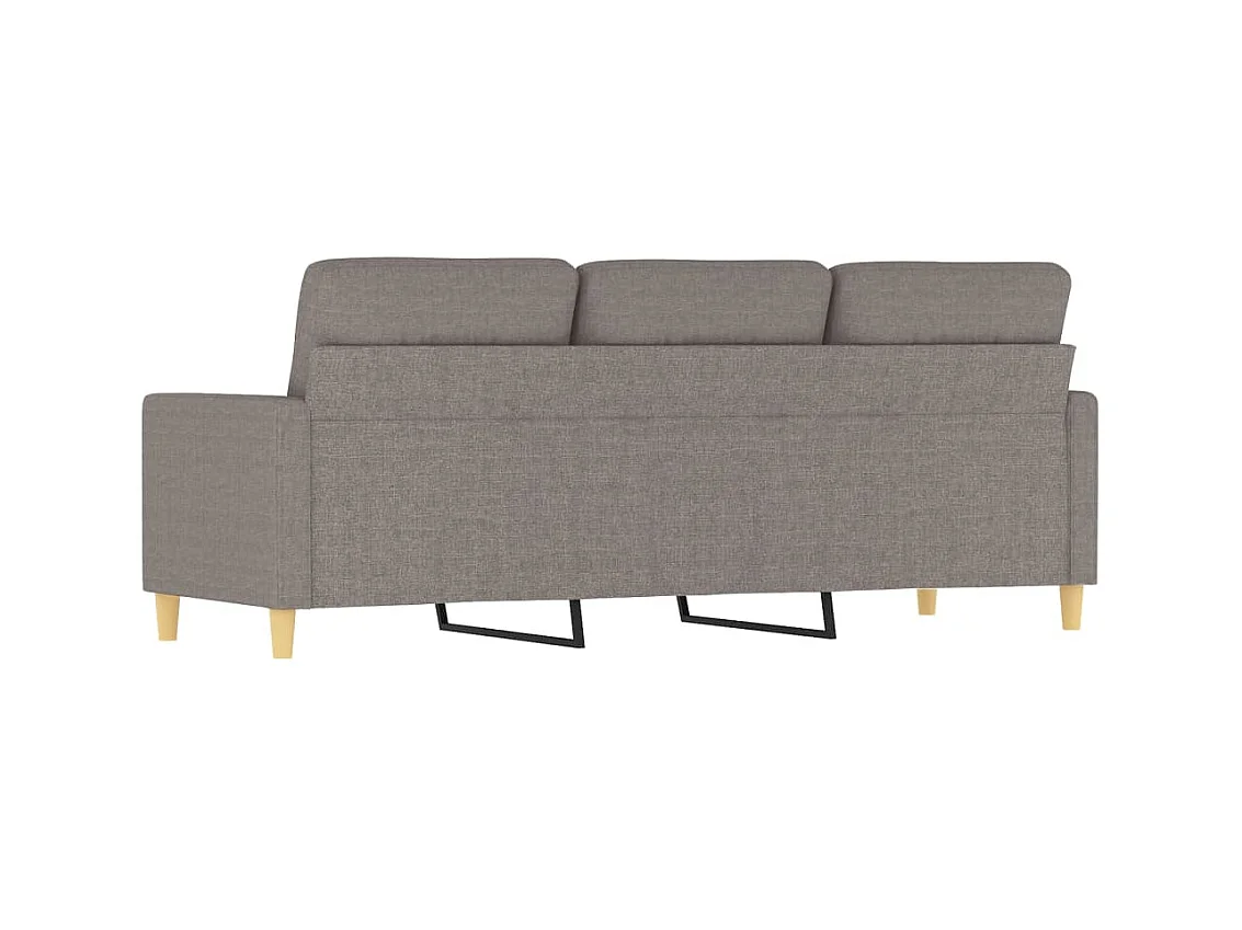 3-Sitzer-Sofa | Wohnzimmersofa Taupe 180 cm Stoff -gkd391623