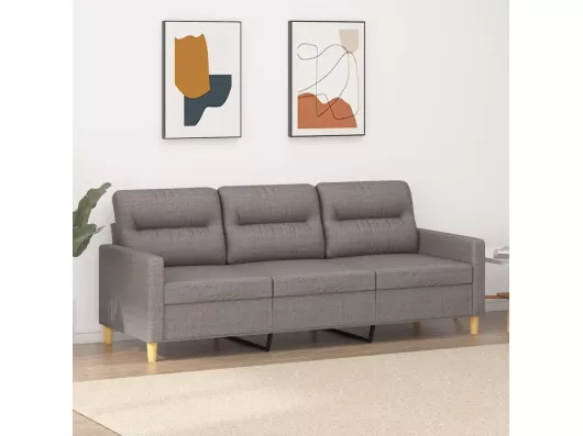 Kauf Unique 3-Sitzer-Sofa | Wohnzimmersofa Taupe 180 cm Stoff -gkd391623