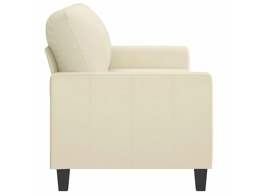 Tweezitsbank 140 cm kunstleer crèmekleurig NL637767