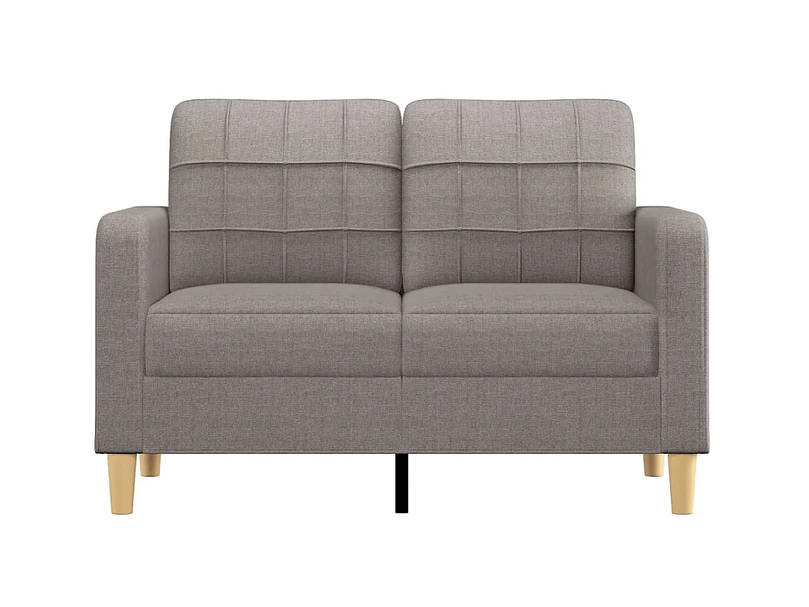 2-Sitzer-Sofa | Wohnzimmersofa Taupe 120 cm Stoff -gkd295606