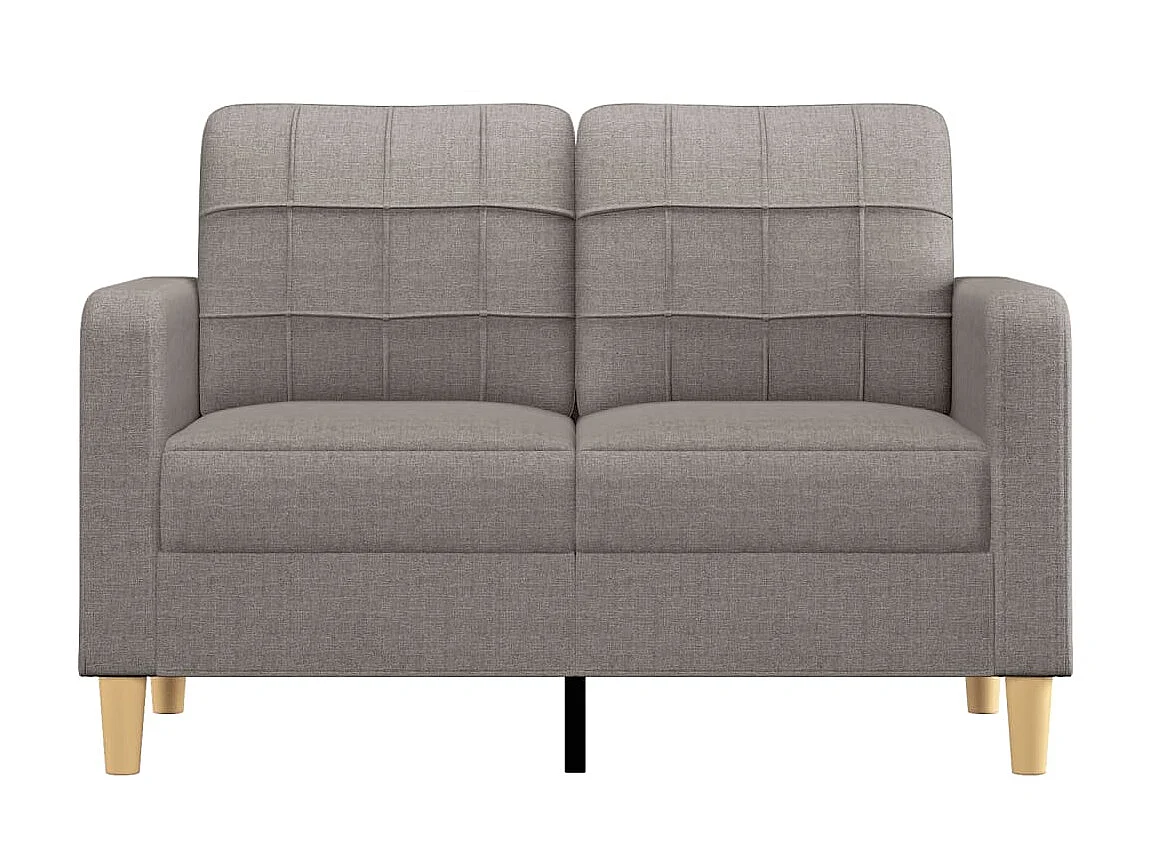 Canapé à 2 places Taupe 120 cm Tissu OID2198
