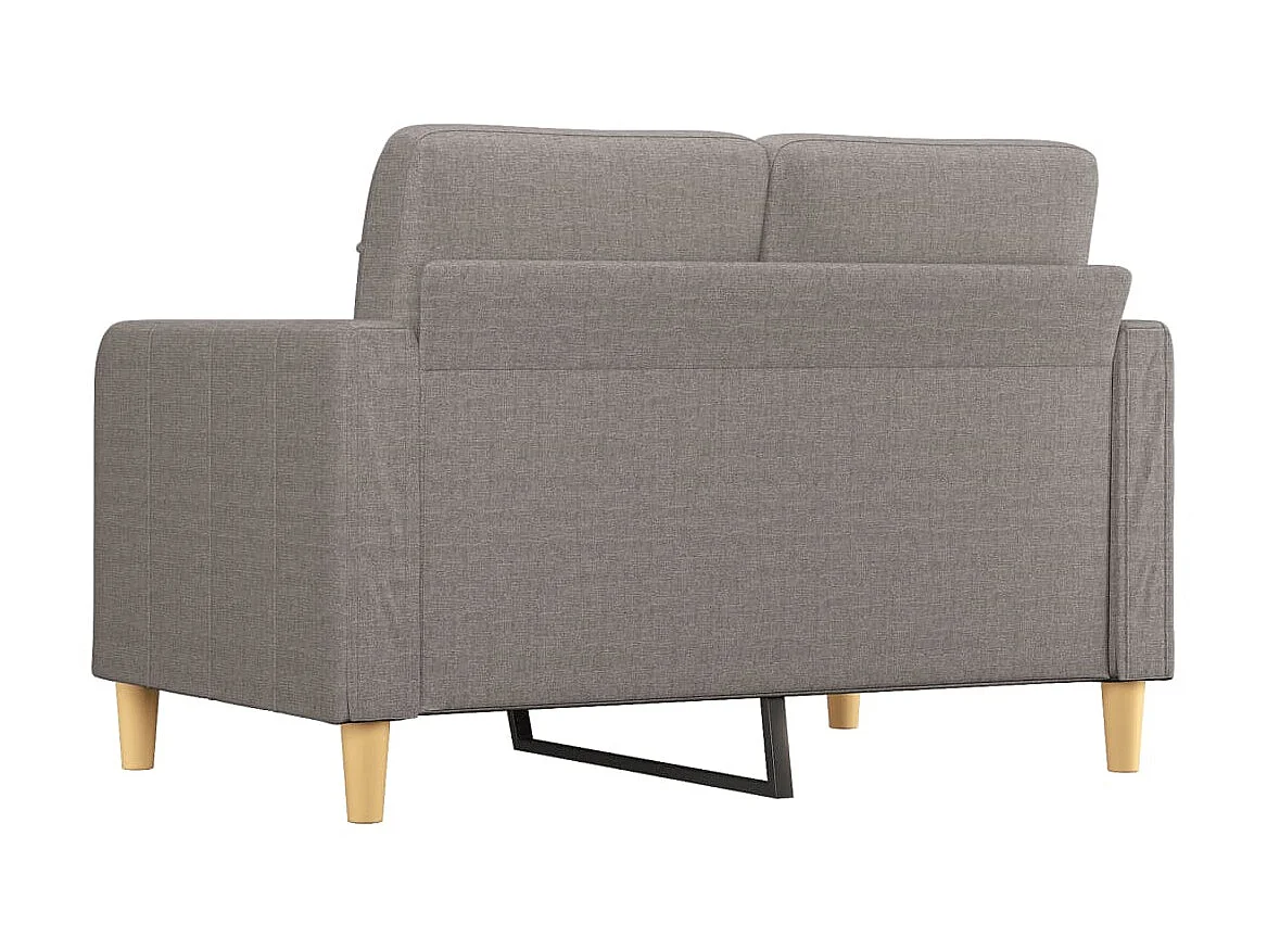 Canapé à 2 places Taupe 120 cm Tissu OID2198