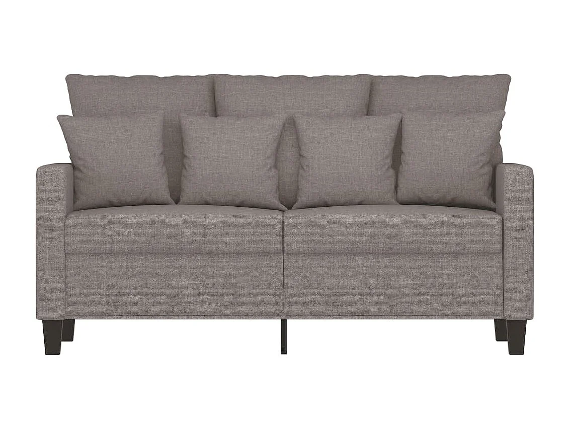 Canapé à 2 places Taupe 120 cm Tissu LODW91588