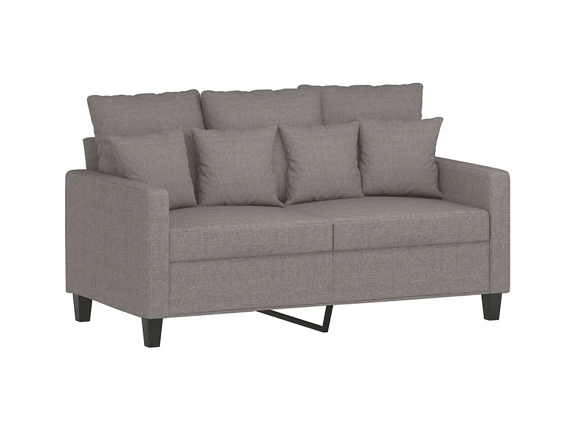 Canapé à 2 places Taupe 120 cm Tissu LODW91588
