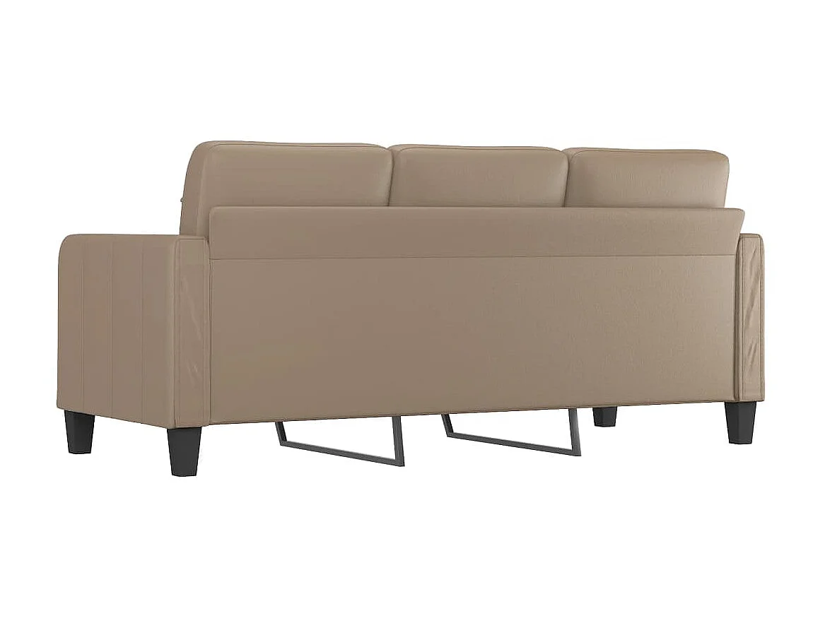 Canapé à 3 places Cappuccino 180 cm Similicuir OID8340