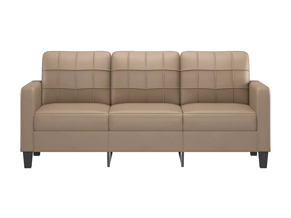 Canapé à 3 places Cappuccino 180 cm Similicuir OID8340