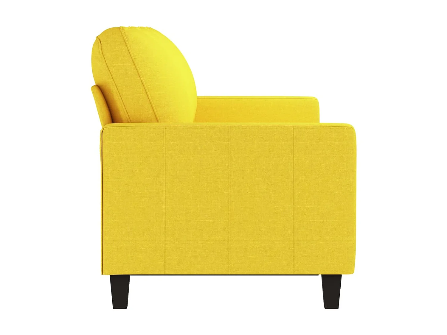Canapé à 3 places Jaune clair 180 cm Tissu OLA4840