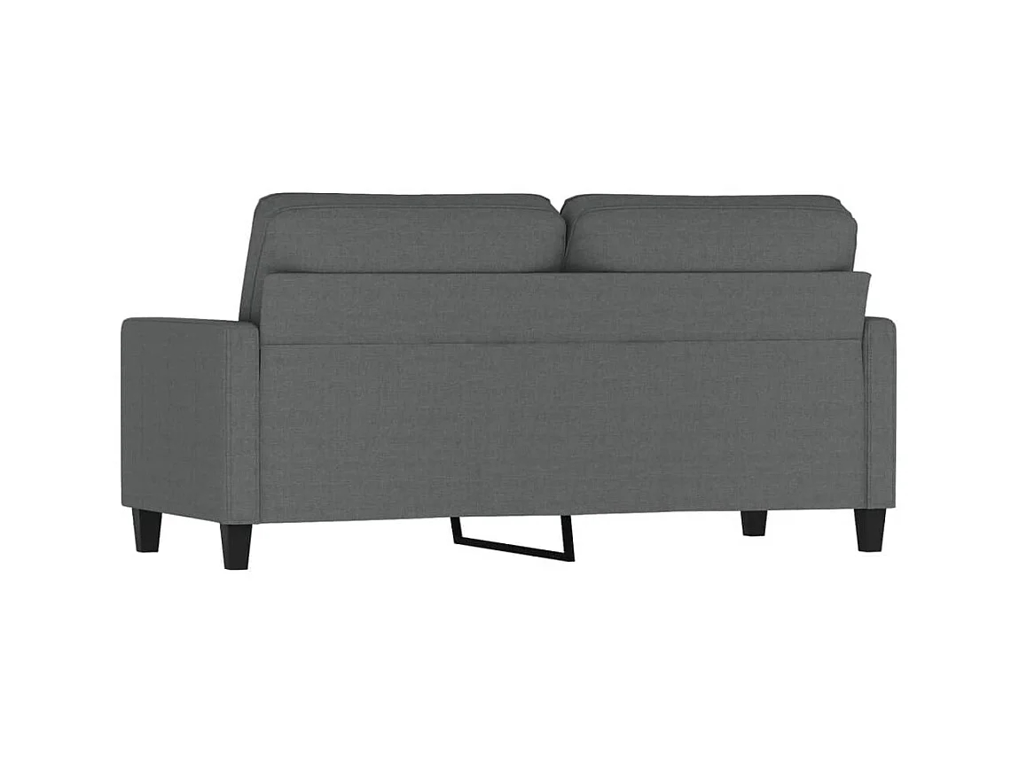 2-Sitzer-Sofa | Wohnzimmersofa Dunkelgrau 140 cm Stoff -gkd325810