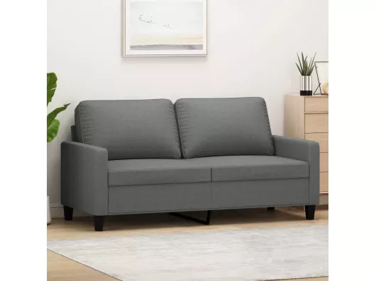 Kauf Unique 2-Sitzer-Sofa | Wohnzimmersofa Dunkelgrau 140 cm Stoff -gkd325810