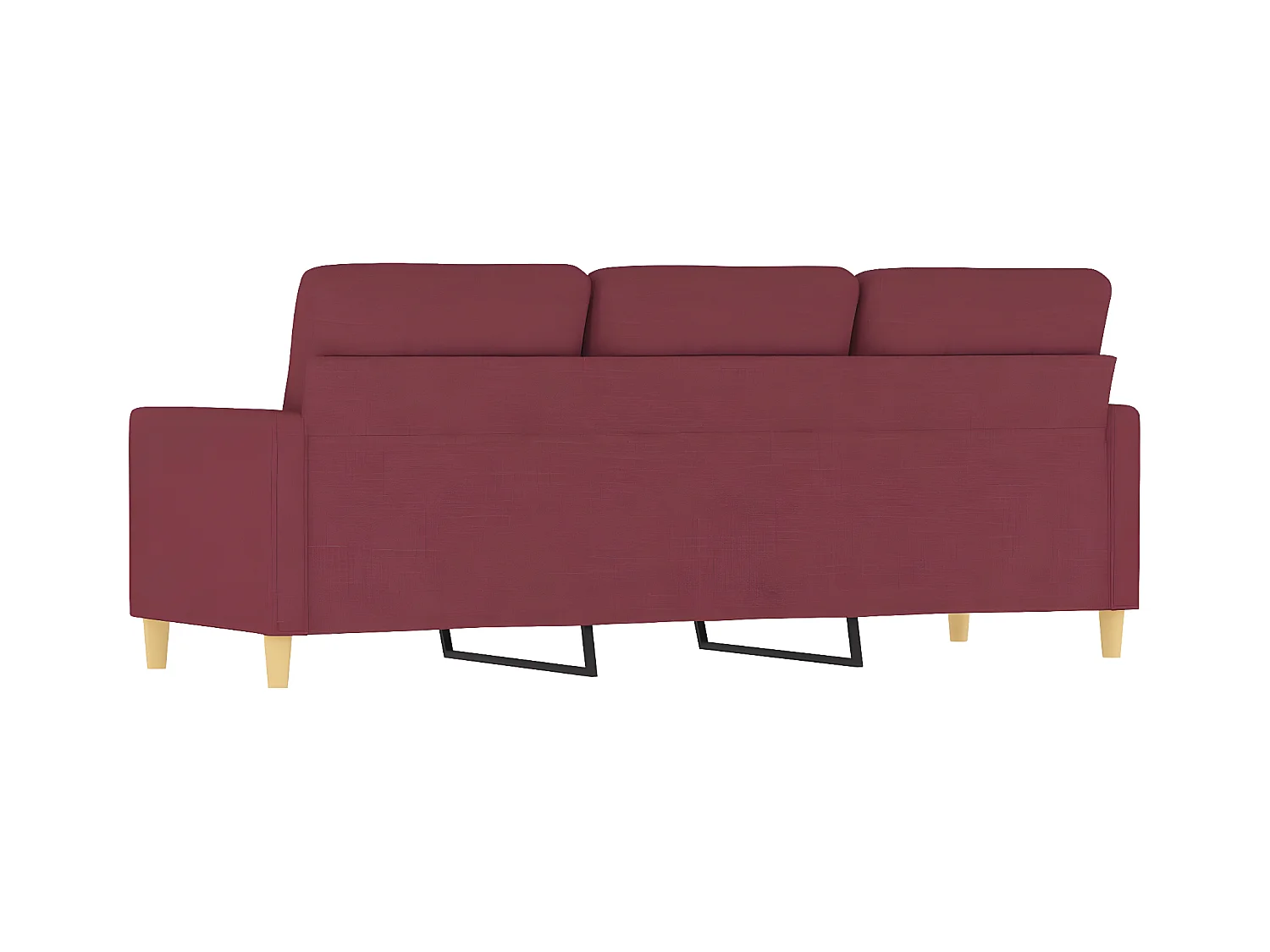 3-Sitzer-Sofa | Wohnzimmersofa Weinrot 180 cm Stoff -gkd289254