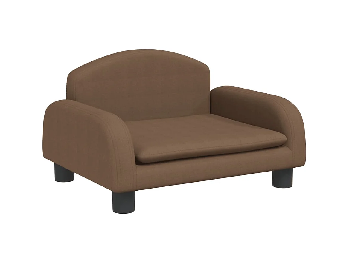 Sofá para niños de tela marrón 50x40x30 cm PWFG96863