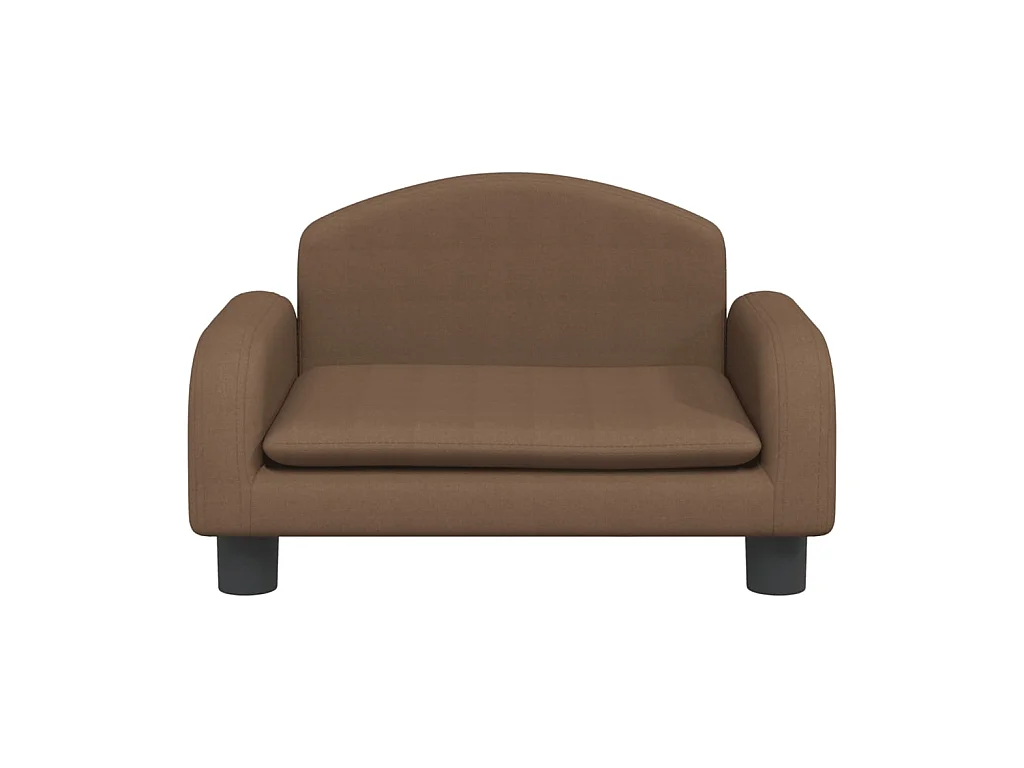 Sofá para niños de tela marrón 50x40x30 cm PWFG96863