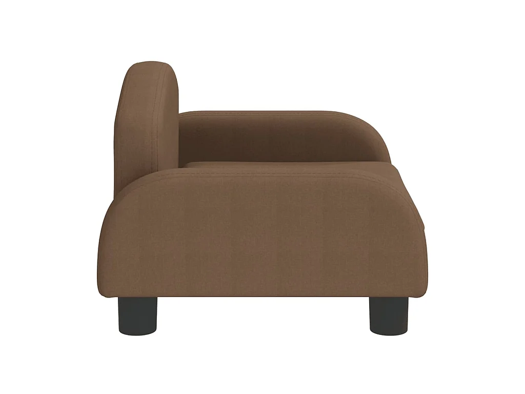 Sofá para niños de tela marrón 50x40x30 cm PWFG96863