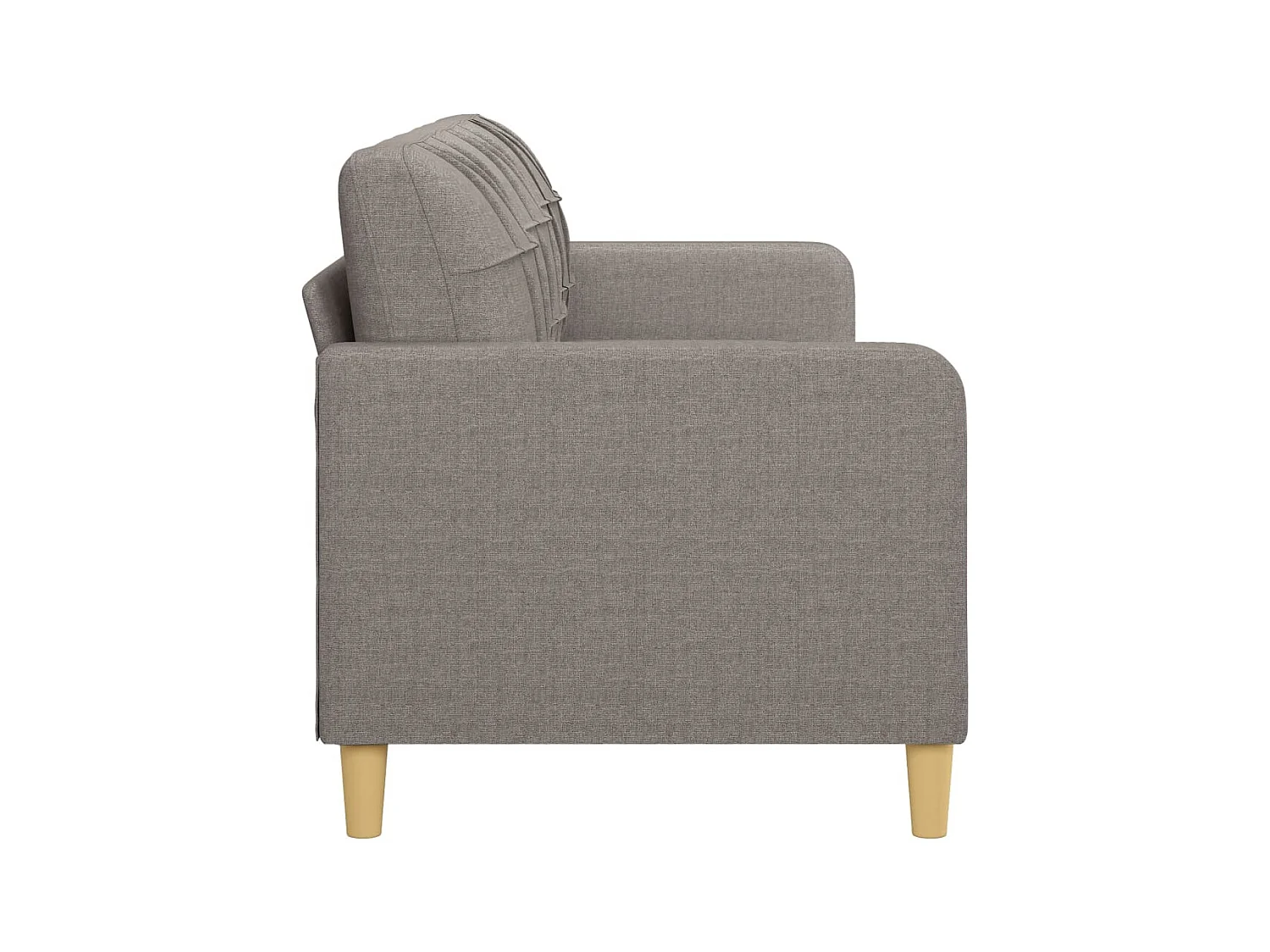 3-Sitzer-Sofa | Wohnzimmersofa Taupe 180 cm Stoff -gkd848447