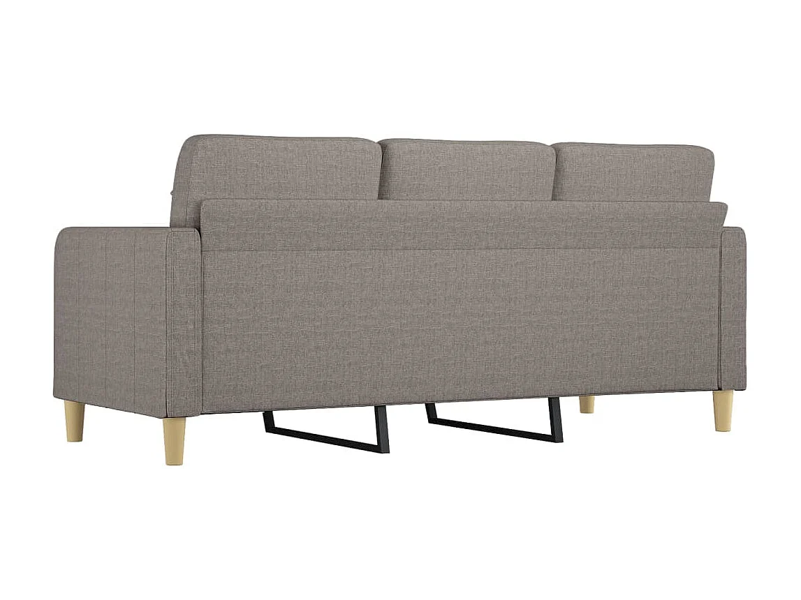 Canapé à 3 places Taupe 180 cm Tissu OID4165