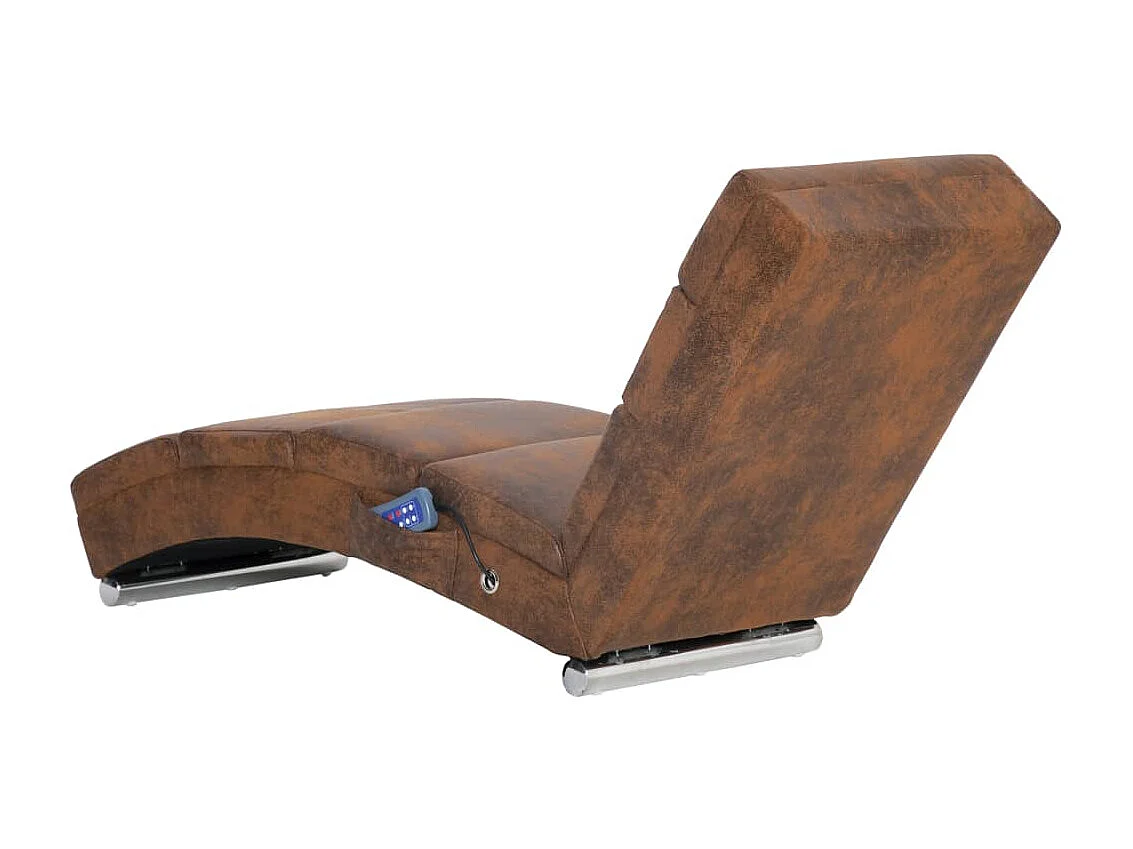 Canapé de massage Marron Similicuir daim BE79709