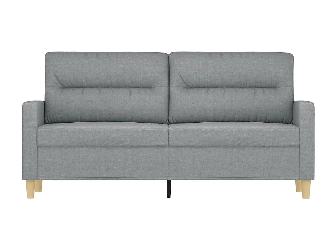 Tweezitsbank 140 cm stof lichtgrijs NL707911