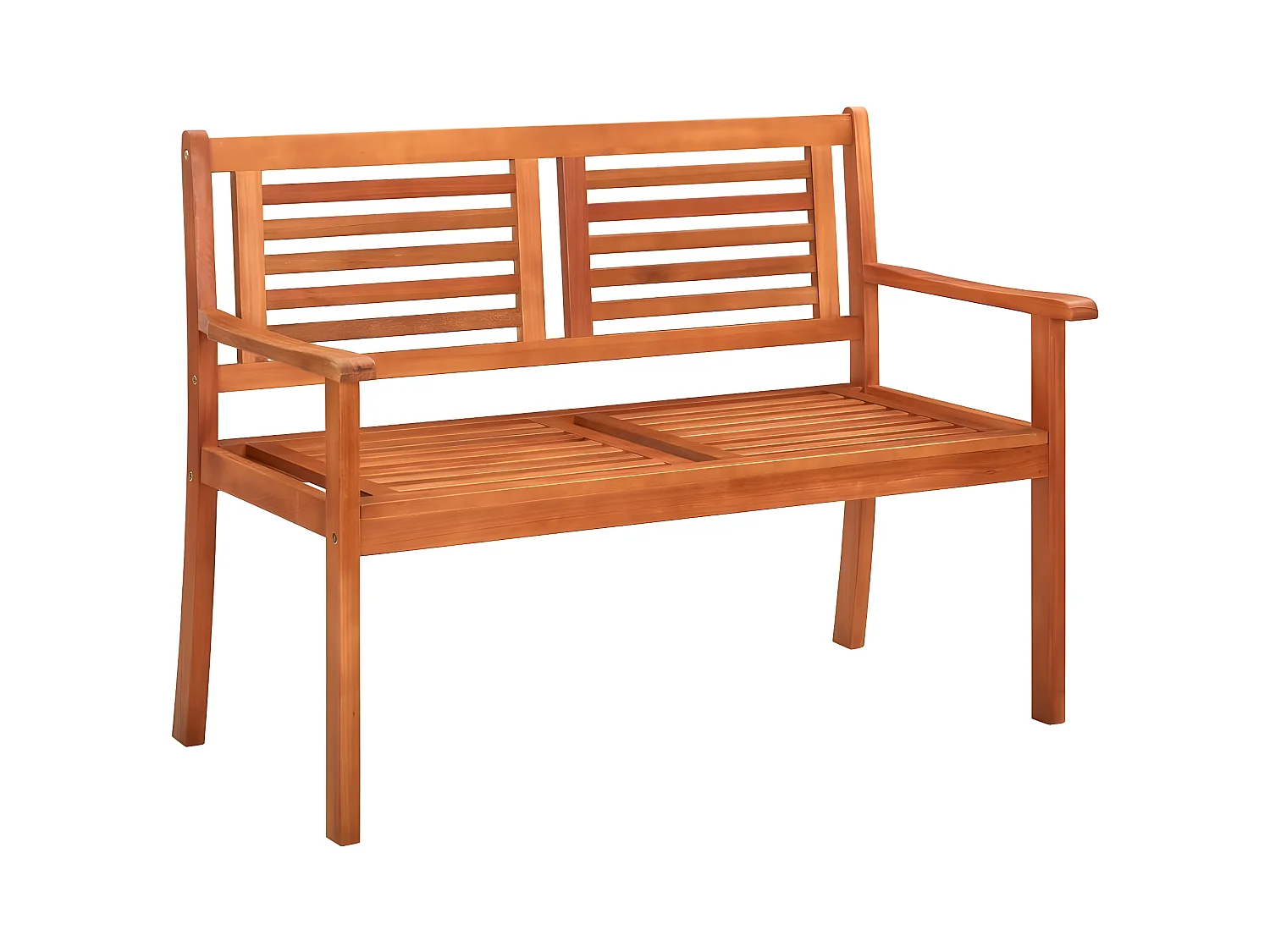 Banco de jardim 2 lugares c/ almofadão 120 cm eucalipto maciço PT600318