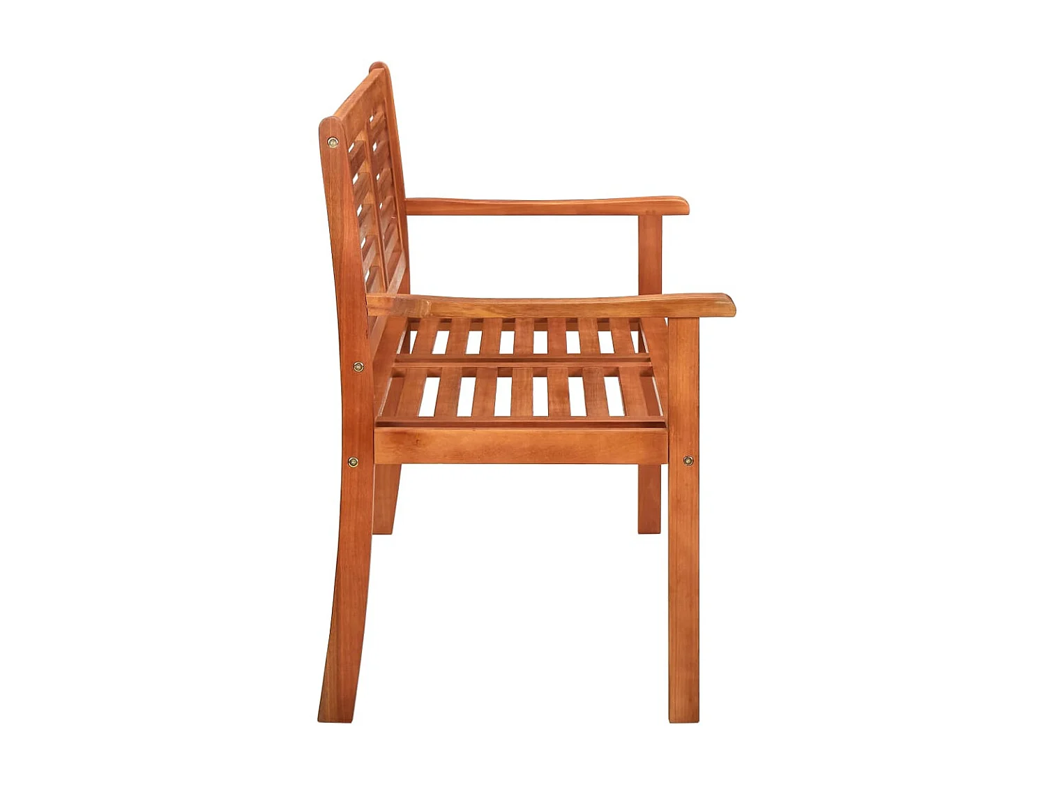 Banco de jardim 2 lugares c/ almofadão 120 cm eucalipto maciço PT600318