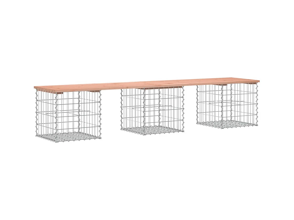 Tuinbank schanskorfontwerp 203x44x42 cm massief douglashout NL324947