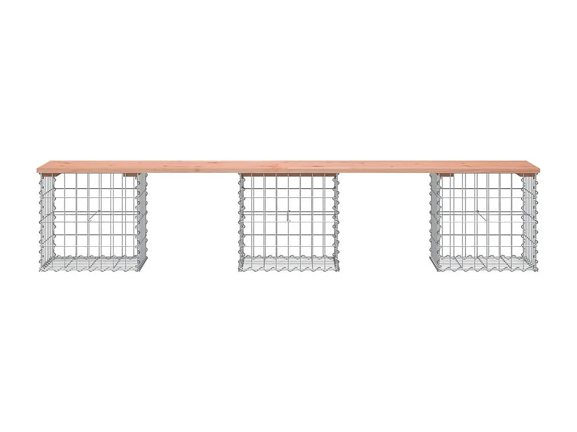 Tuinbank schanskorfontwerp 203x44x42 cm massief douglashout NL324947