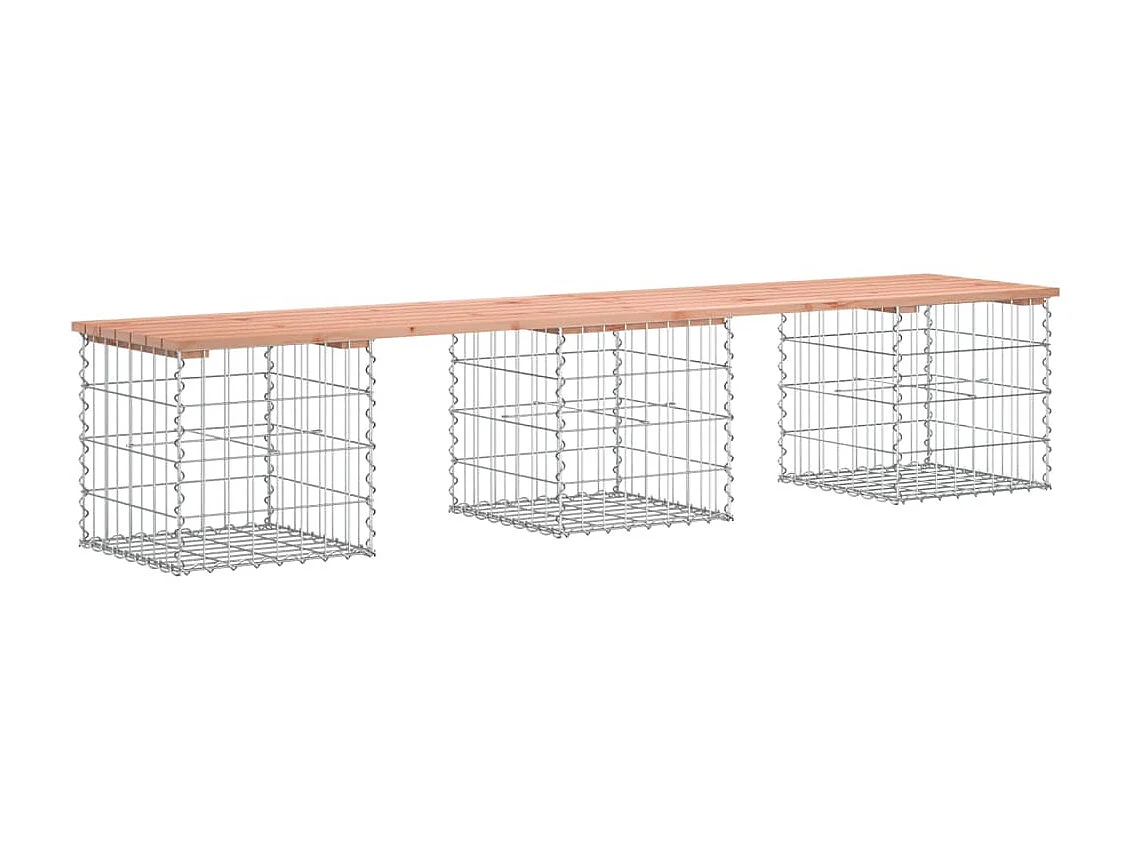 Tuinbank schanskorfontwerp 203x44x42 cm massief douglashout NL324947