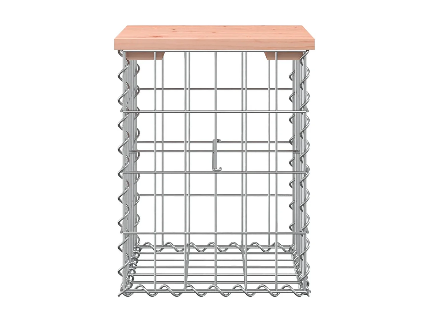 Banc de jardin design gabion 33x31x42 cm bois massif de douglas PEWV33920