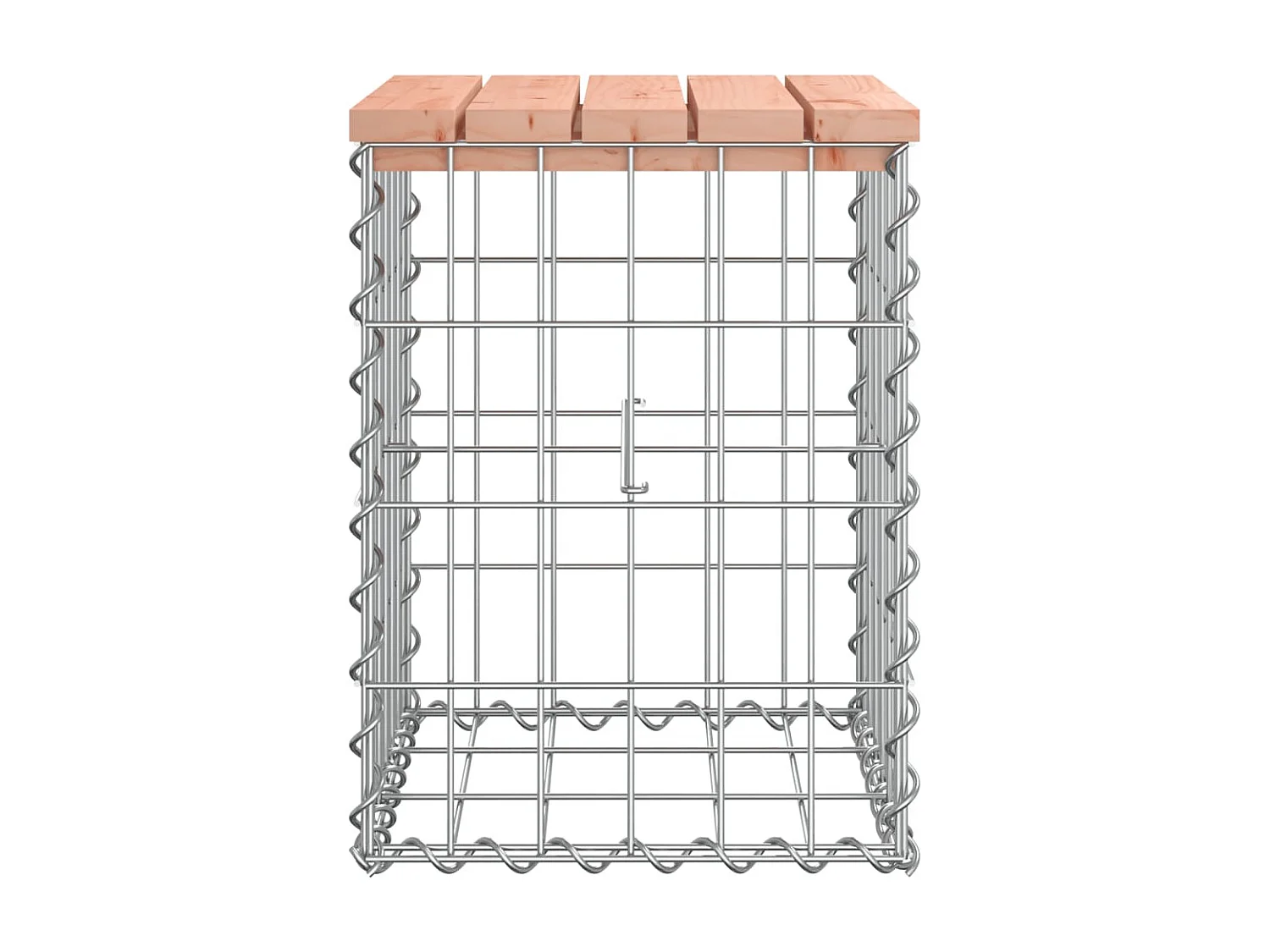 Banc de jardin design gabion 33x31x42 cm bois massif de douglas PEWV33920