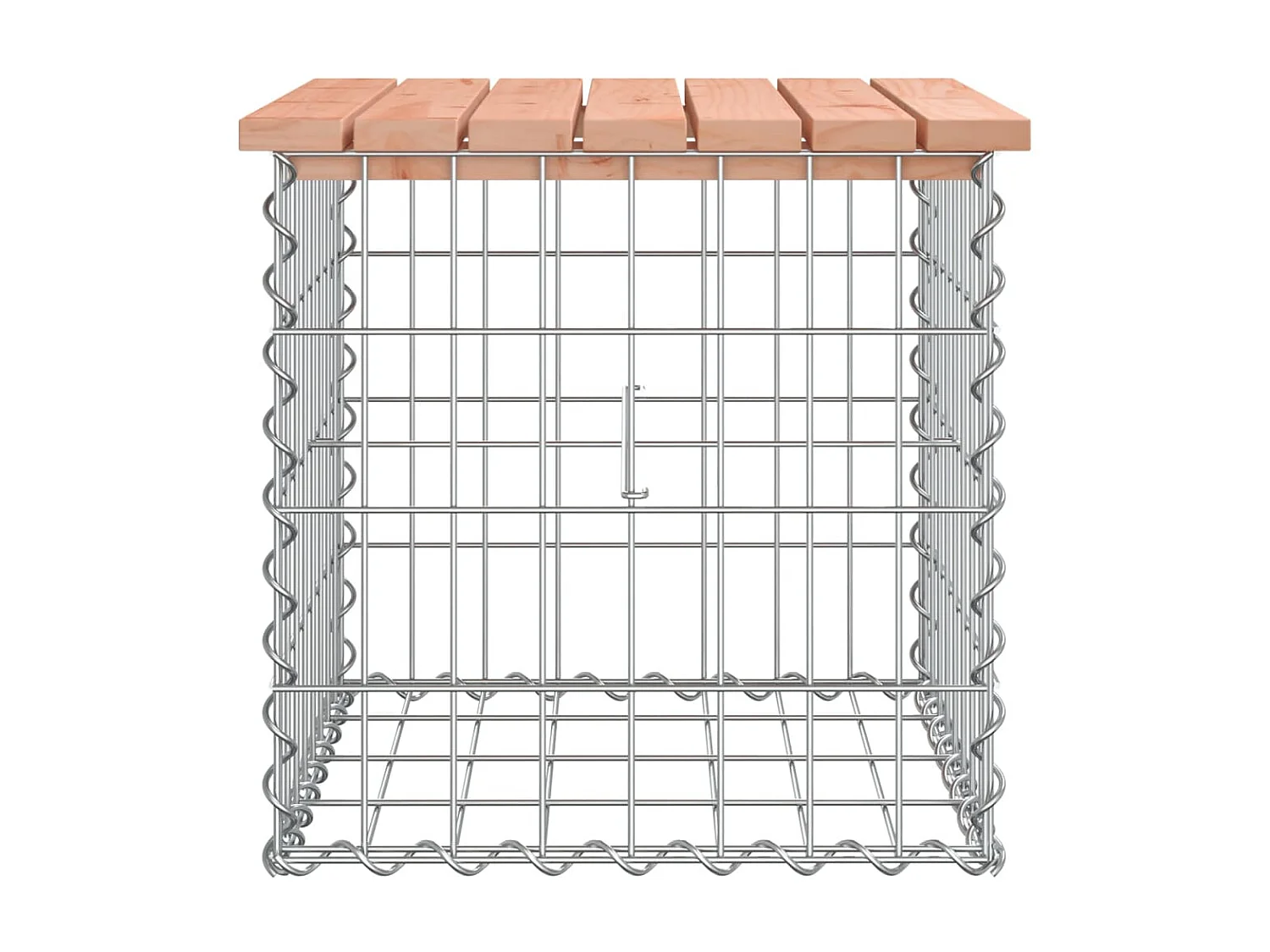 Banc de jardin design gabion 43x44x42 cm bois massif de douglas PEWV48194