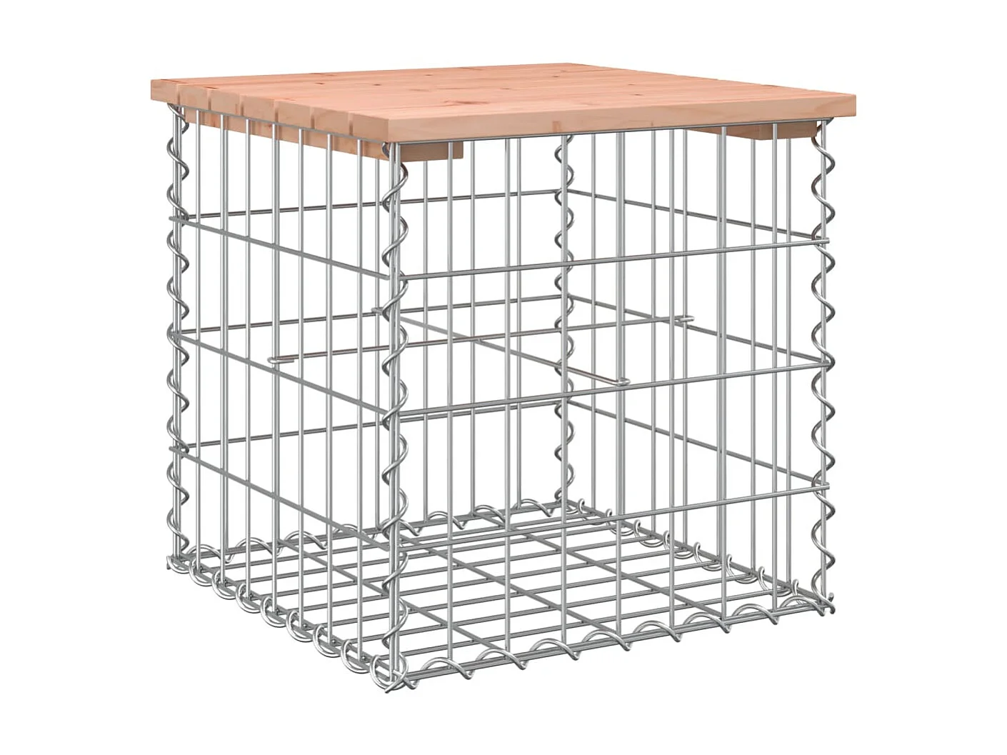 Tuinbank schanskorfontwerp 43x44x42 cm massief douglashout NL207782