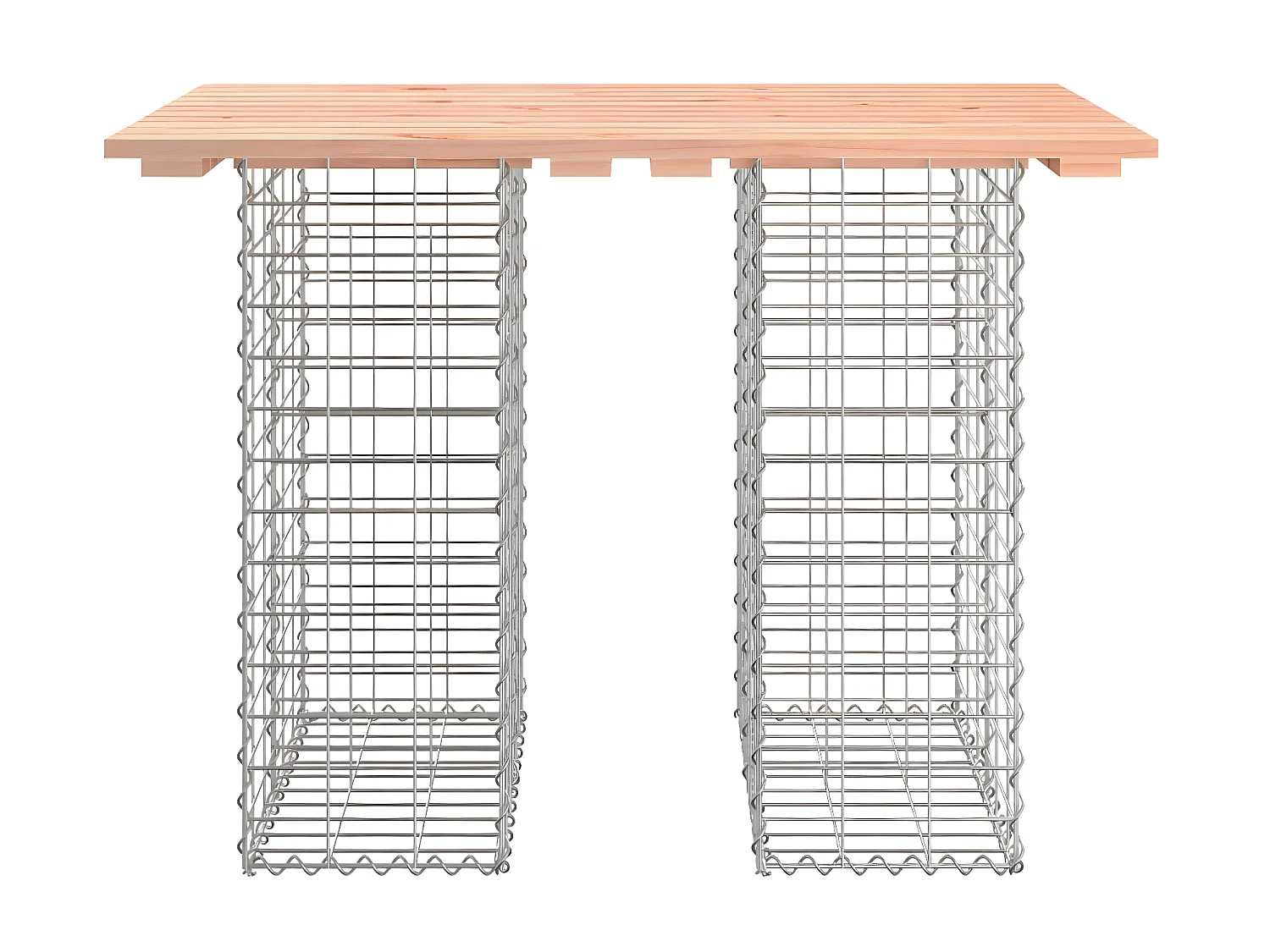 Tuinbank Schanskorfontwerp 100x70x72 cm massief grenenhout NL757500