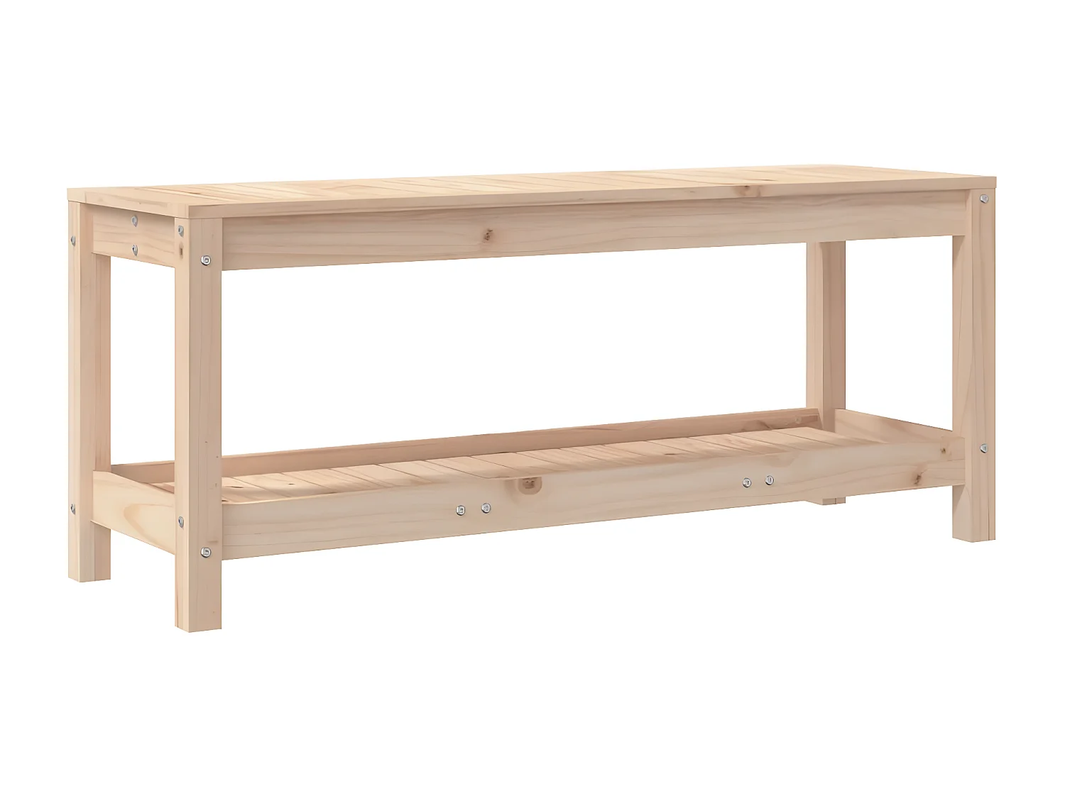 Banc de jardin 108x35x45 cm bois massif de pin PEWV51819